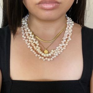layered pearl necklace